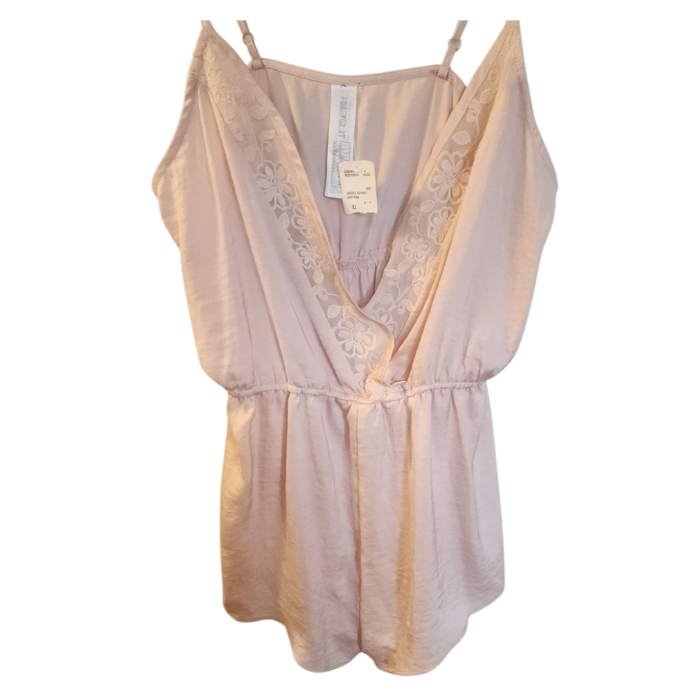 Forever 21 Pink Shorts Romper Size Xl NWT